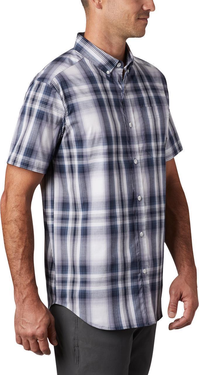 Rapid Rivers II SS Shirt - Tall - Mens - Collegiate Navy Ombre Plaid 4
