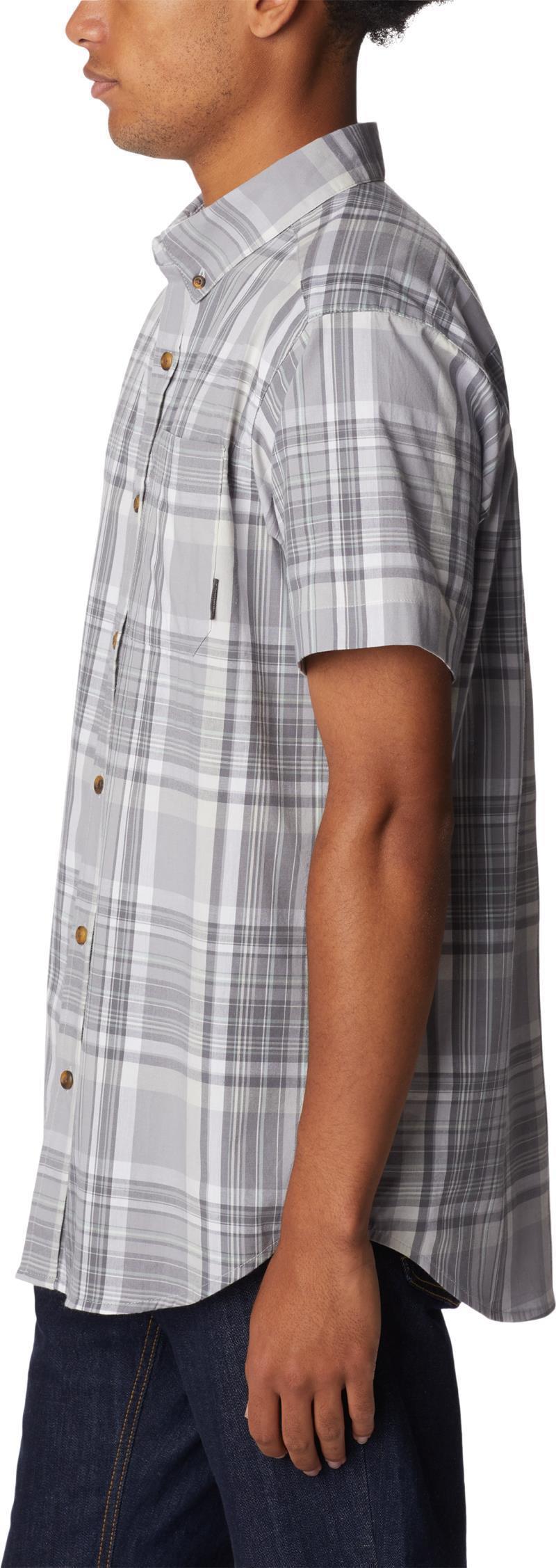 Rapid Rivers II SS Shirt - Tall - Mens - Columbia Grey Plaid 2