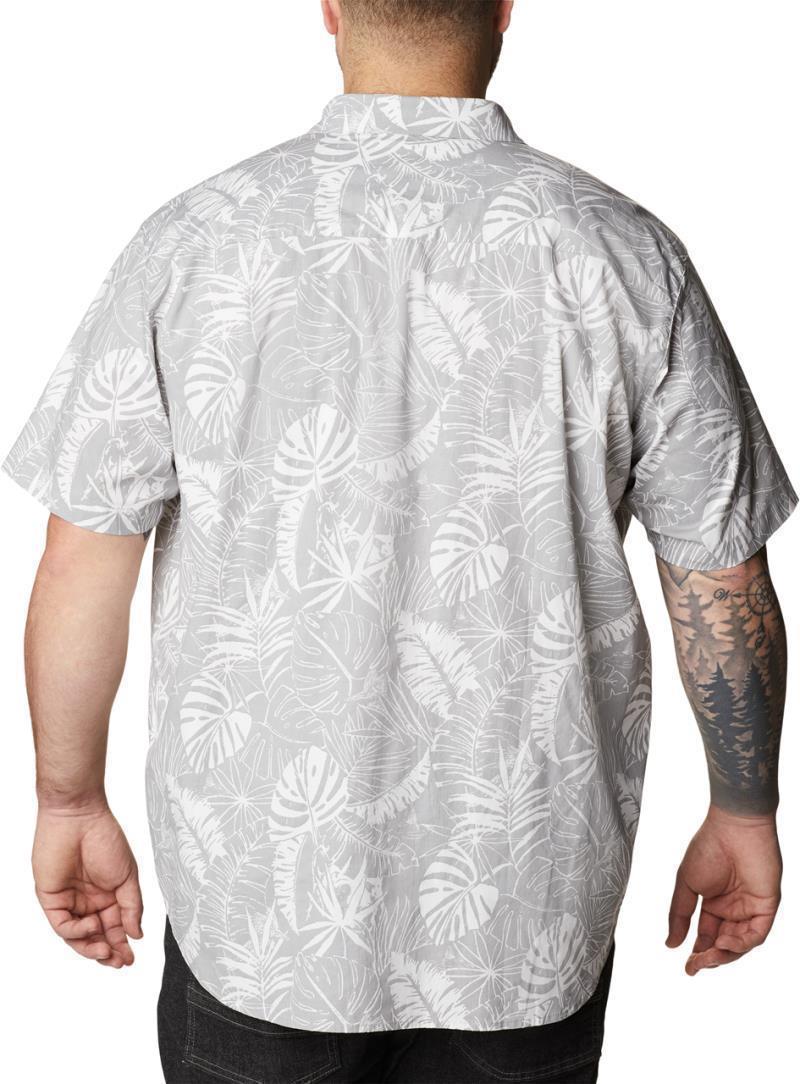 Rapid Rivers Printed SS Shirt - Big - Mens - Columbia Grey King Palms 2