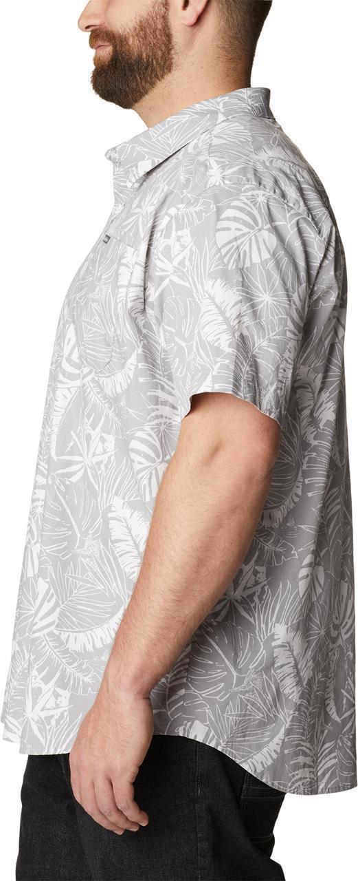 Rapid Rivers Printed SS Shirt - Big - Mens - Columbia Grey King Palms 4