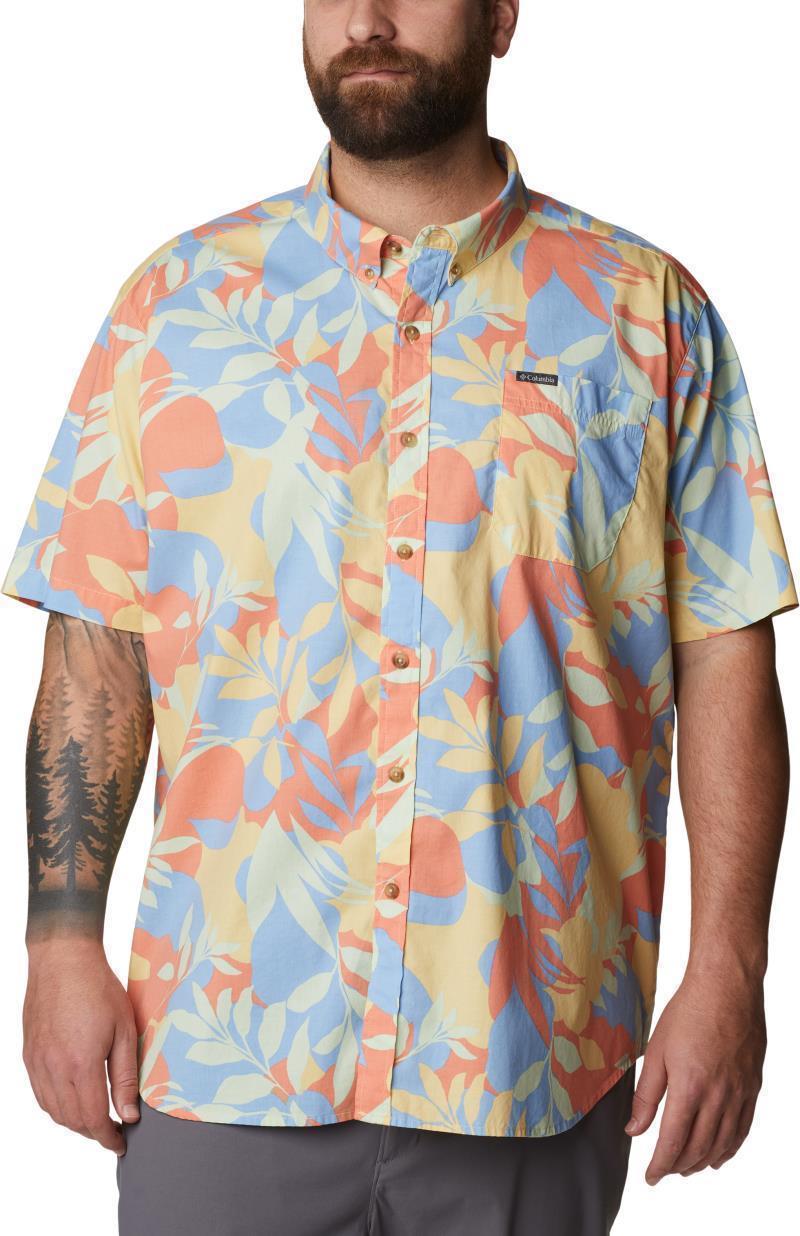 Rapid Rivers Printed SS Shirt - Big - Mens - Cornstalk Floriated 1