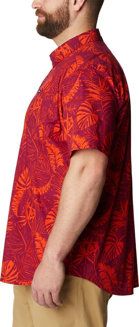 Rapid Rivers Printed SS Shirt - Big - Mens - Red Onion King Palms 4