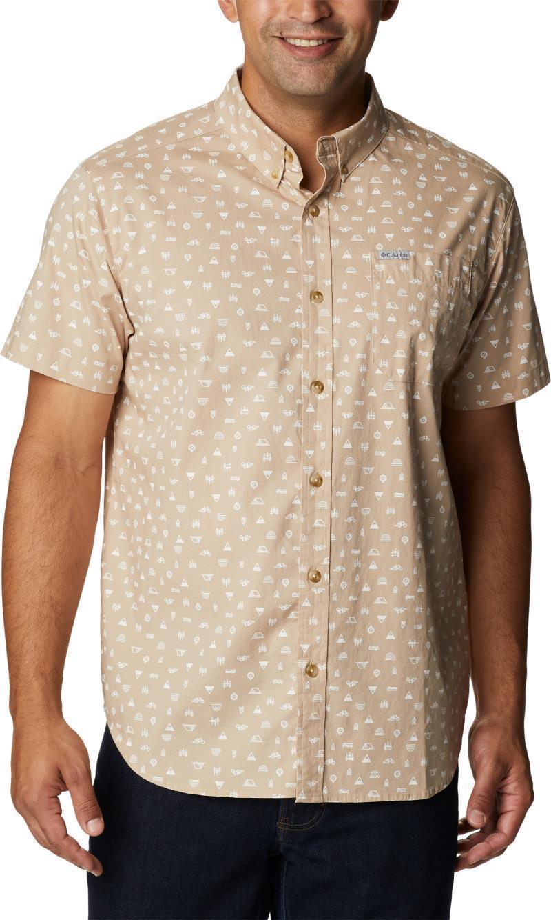 Rapid Rivers Printed SS Shirt - Mens - Ancient Fossil Camp Icon 1