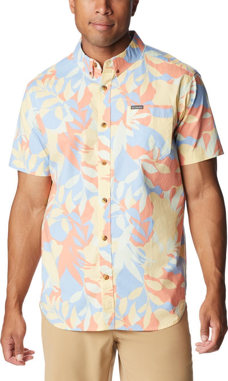 Rapid Rivers Printed SS Shirt - Tall - Mens - Cornstalk Floriated 1