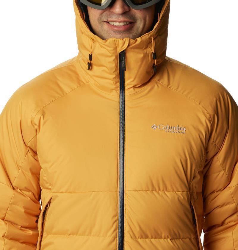 Roaring Fork Down Jacket - Mens - Raw Honey / Collegiate Navy 9
