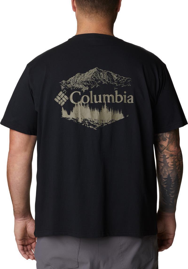 Rockaway River Back Graphic SS Tee - Big - Mens - Black / Hex Natured Graphic 2