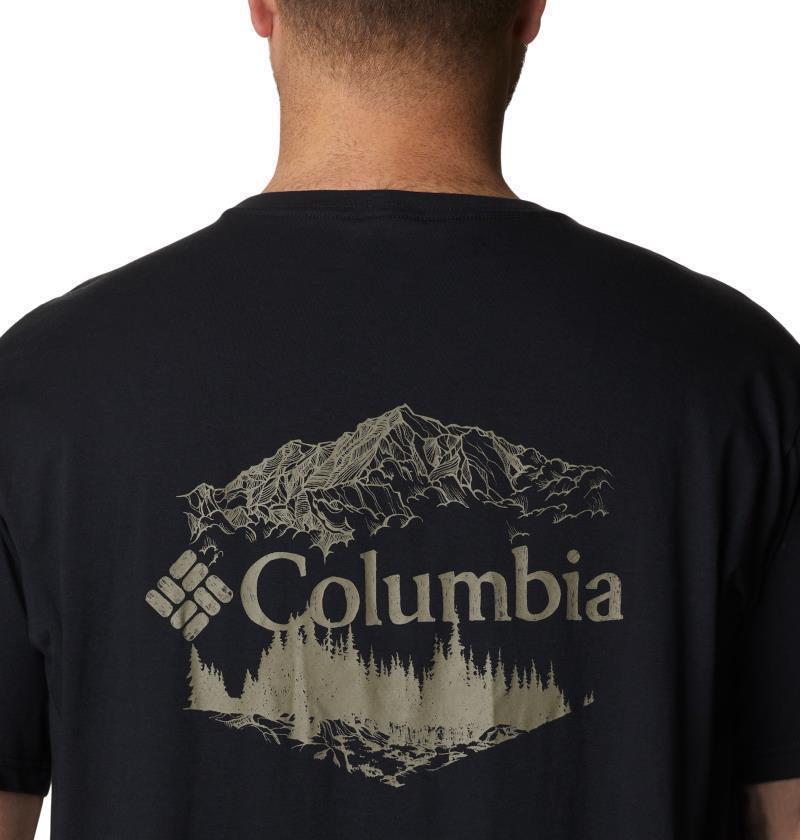 Rockaway River Back Graphic SS Tee - Big - Mens - Black / Hex Natured Graphic 4