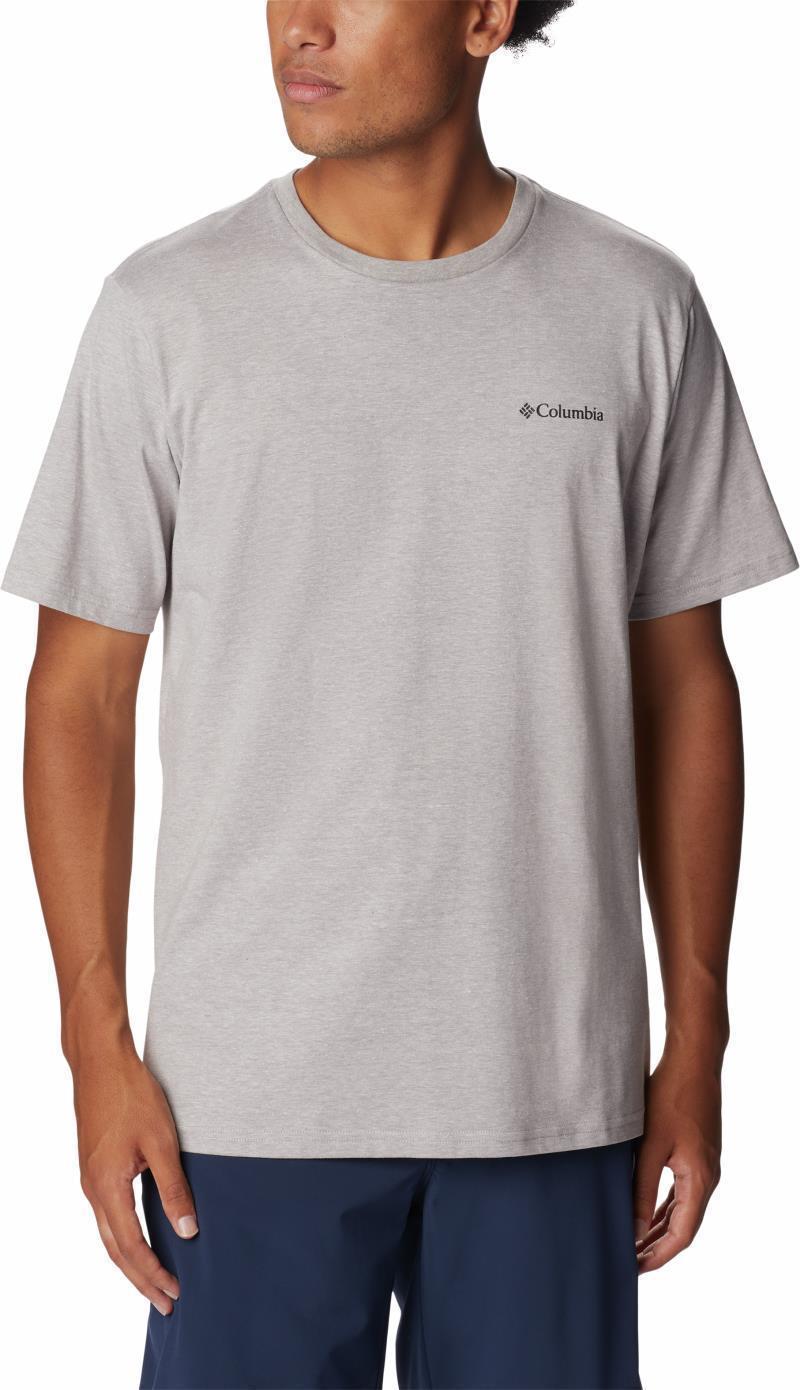 Rockaway River Back Graphic SS Tee - Mens - Columbia Grey Heather / Hex Natured Graphic 1