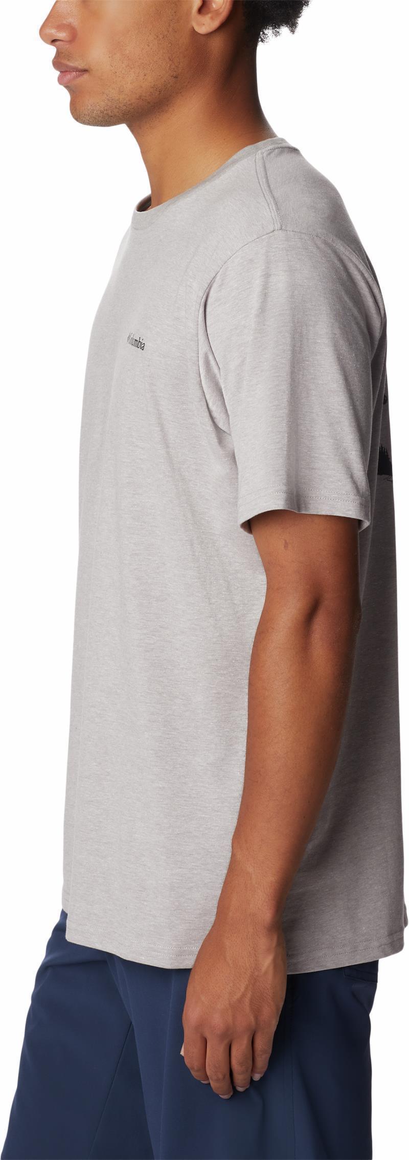 Rockaway River Back Graphic SS Tee - Mens - Columbia Grey Heather / Hex Natured Graphic 5