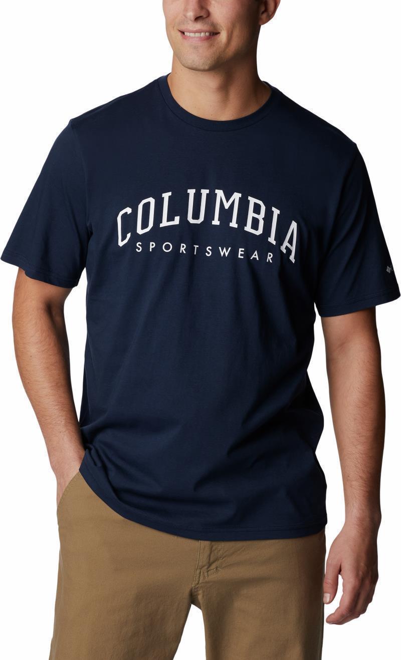 Rockaway River Graphic SS Tee - Mens - Collegiate Navy / CSC Varsity Arch GRX 2