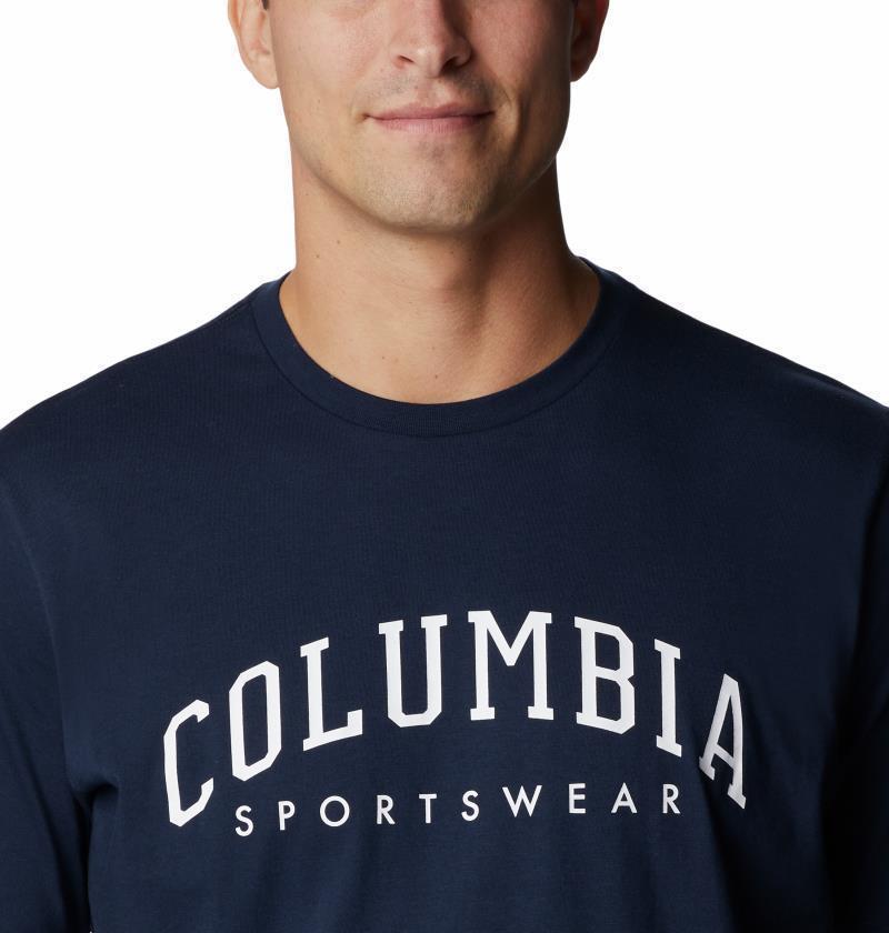 Rockaway River Graphic SS Tee - Mens - Collegiate Navy / CSC Varsity Arch GRX 4