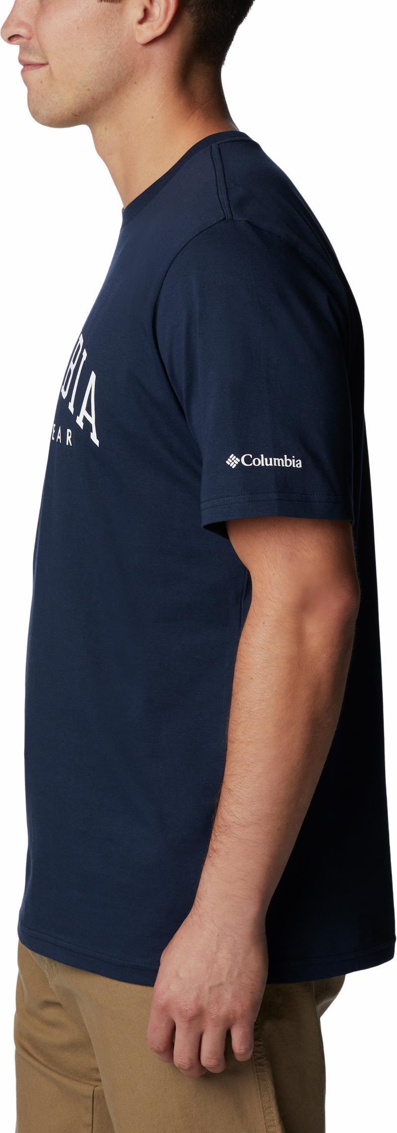 Rockaway River Graphic SS Tee - Mens - Collegiate Navy / CSC Varsity Arch GRX 5