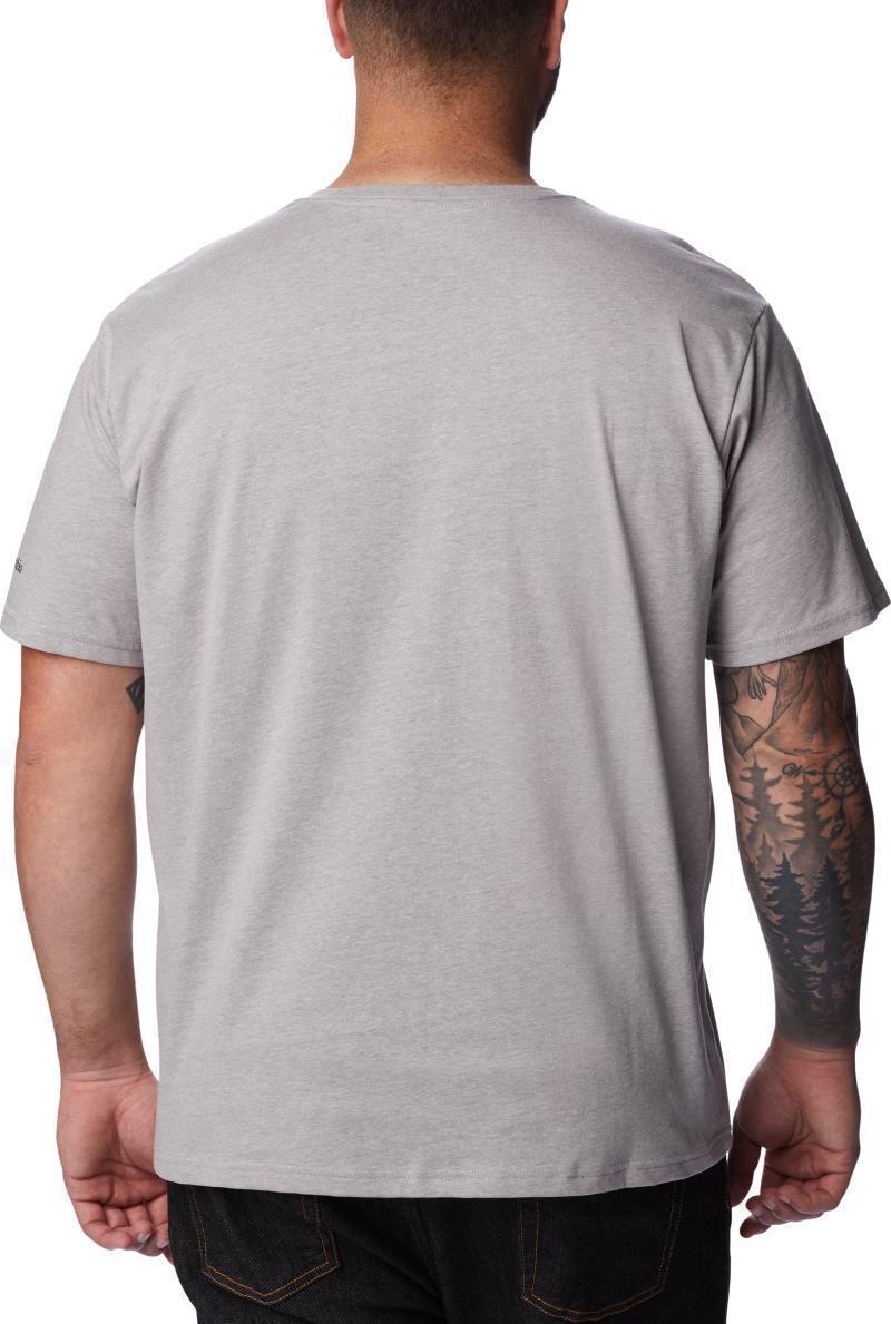 Rockaway River Outdoor SS - Big - Mens - Columbia Grey Heather / Scenic Stroll GRX 3
