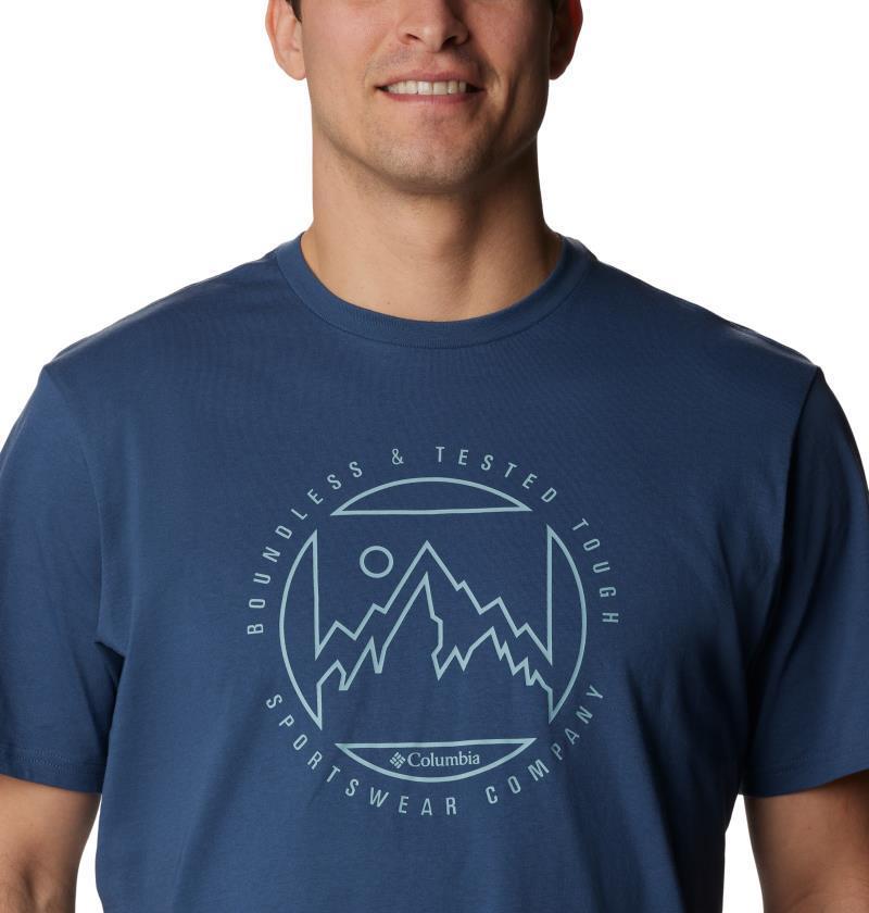 Rockaway River Outdoor SS - Big - Mens - Dark Mountain / Boundless Graphic 1