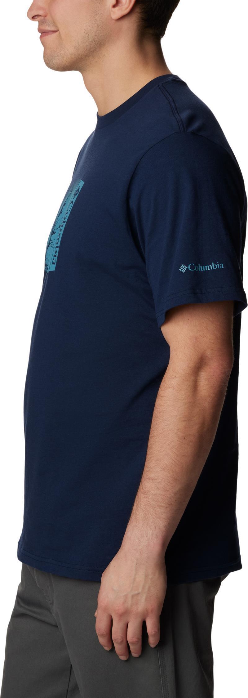 Rockaway River Outdoor SS - Mens - Collegiate Navy / Hood Life Graphic 4