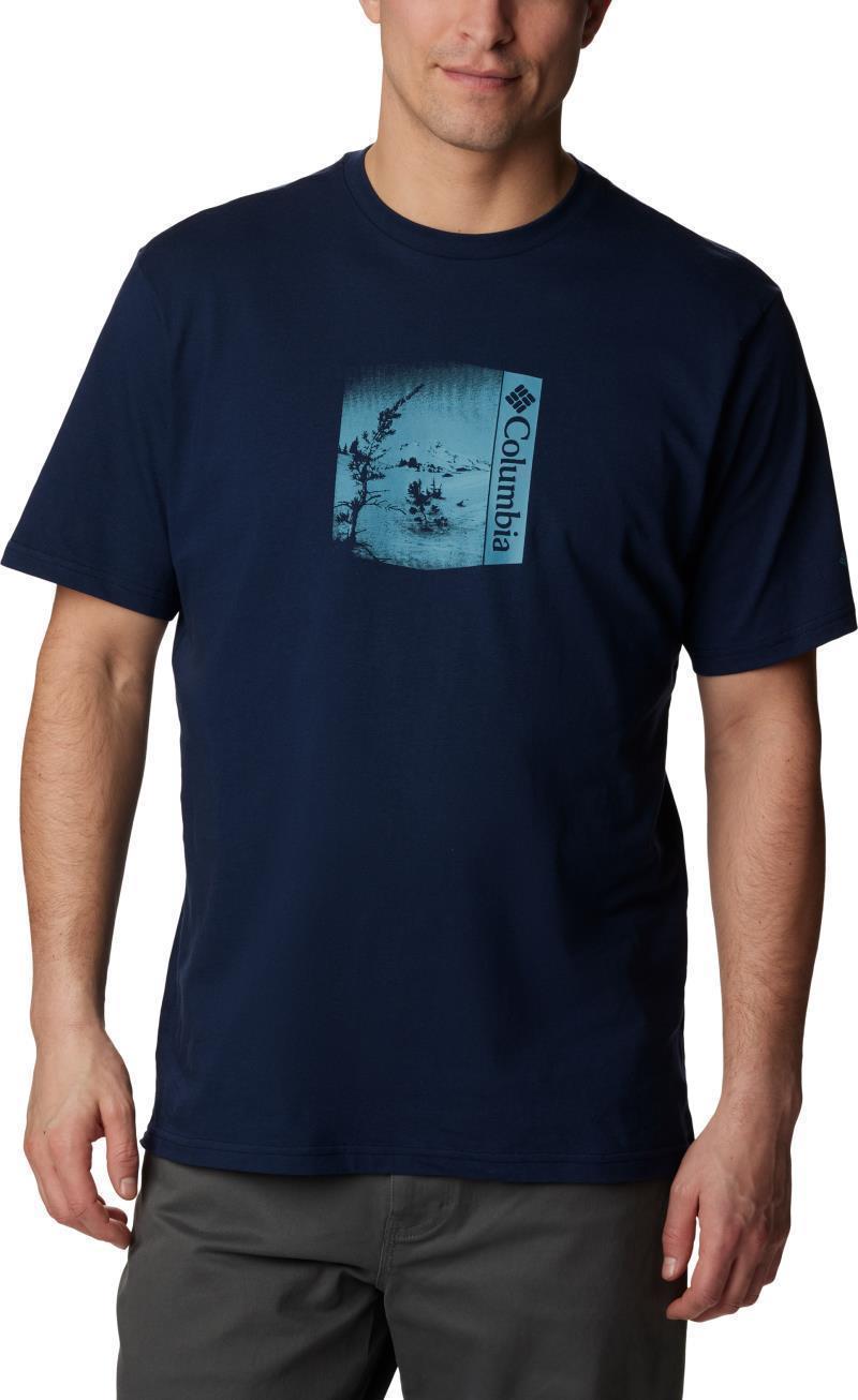 Rockaway River Outdoor SS - Tall - Mens - Collegiate Navy / Hood Life Graphic 2