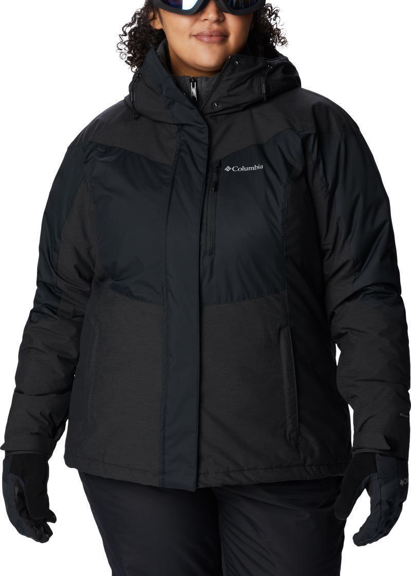 Rosie Run Insulated Jacket - Plus - Womens - Black / Black Heather 1