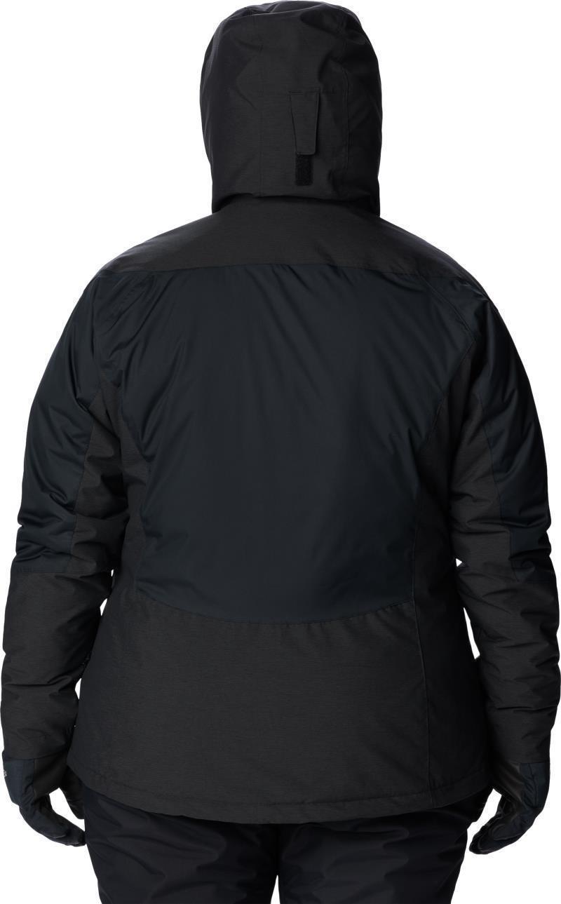 Rosie Run Insulated Jacket - Plus - Womens - Black / Black Heather 3