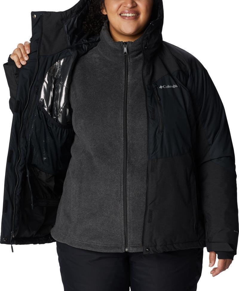 Rosie Run Insulated Jacket - Plus - Womens - Black / Black Heather 5
