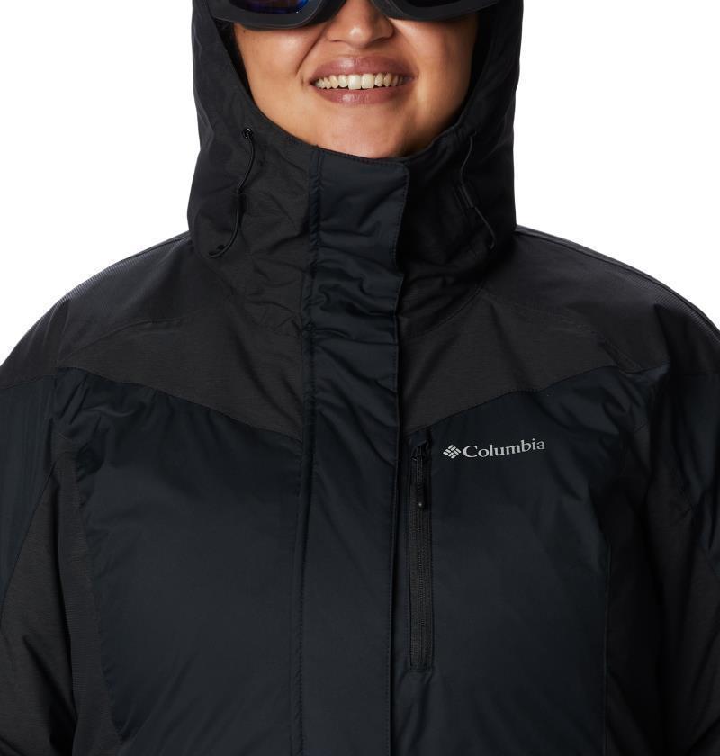 Rosie Run Insulated Jacket - Plus - Womens - Black / Black Heather 6