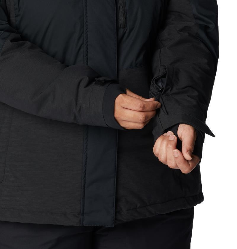 Rosie Run Insulated Jacket - Plus - Womens - Black / Black Heather 7
