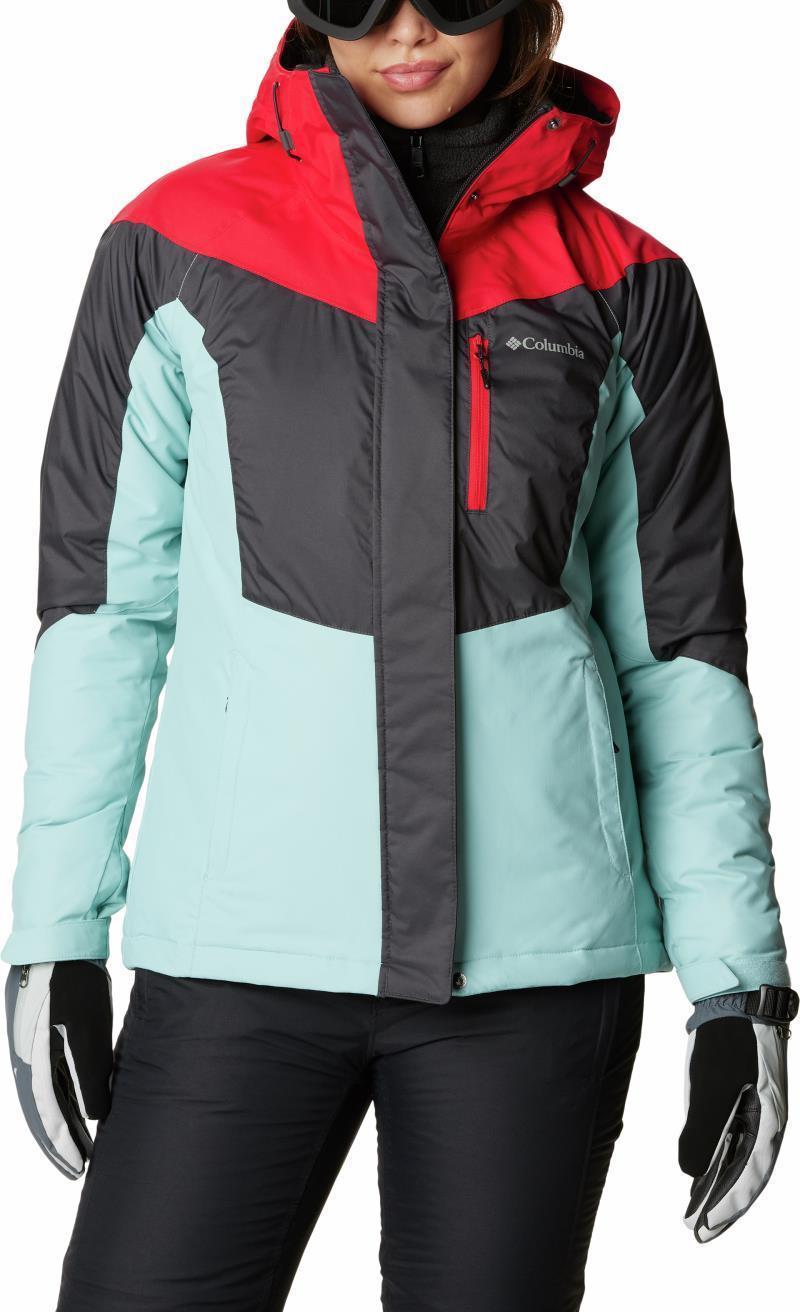 Rosie Run Insulated Jacket - Womens - Shark / Red Lily / Aqua Haze 1