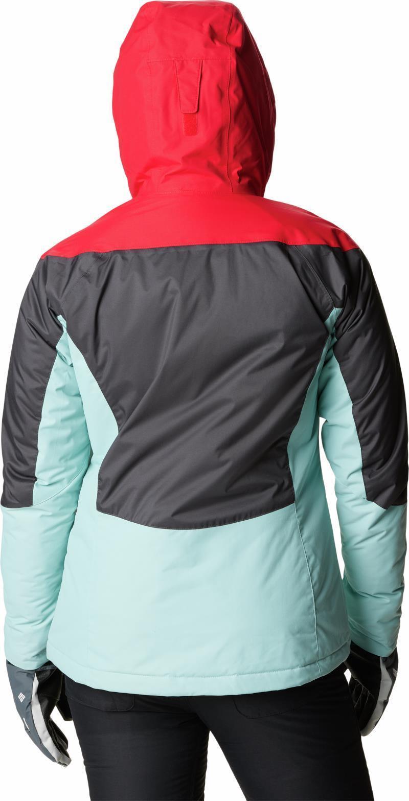 Rosie Run Insulated Jacket - Womens - Shark / Red Lily / Aqua Haze 2