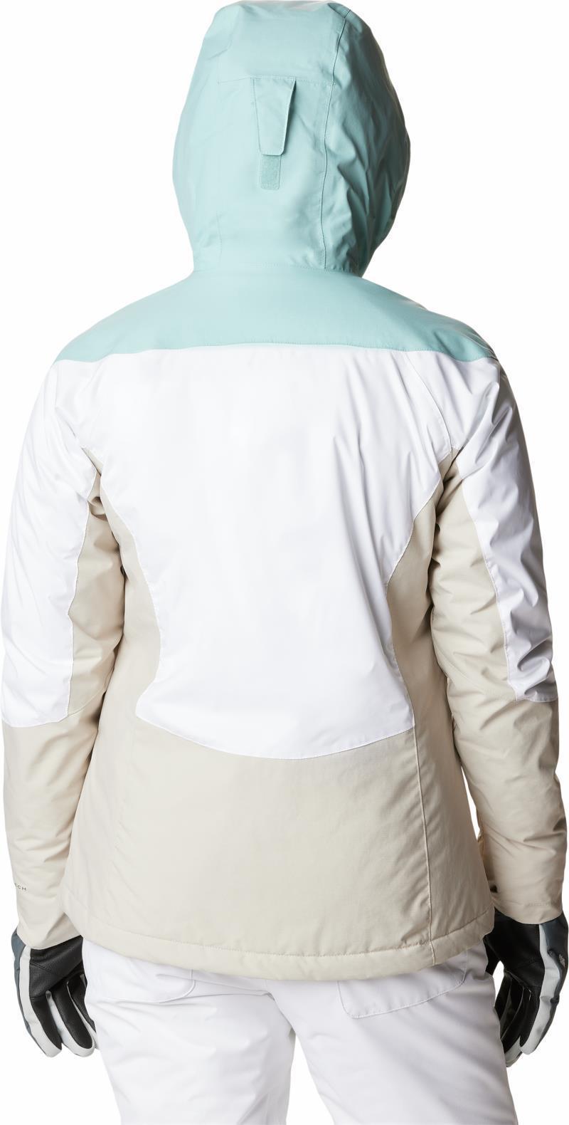 Rosie Run Insulated Jacket - Womens - White / Aqua Haze / Dark Stone 2
