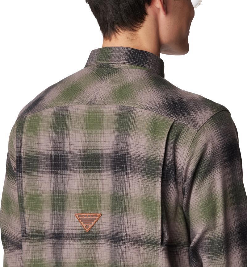 Roughtail Stretch Flannel LS - Mens - Iron Buck Plaid 5