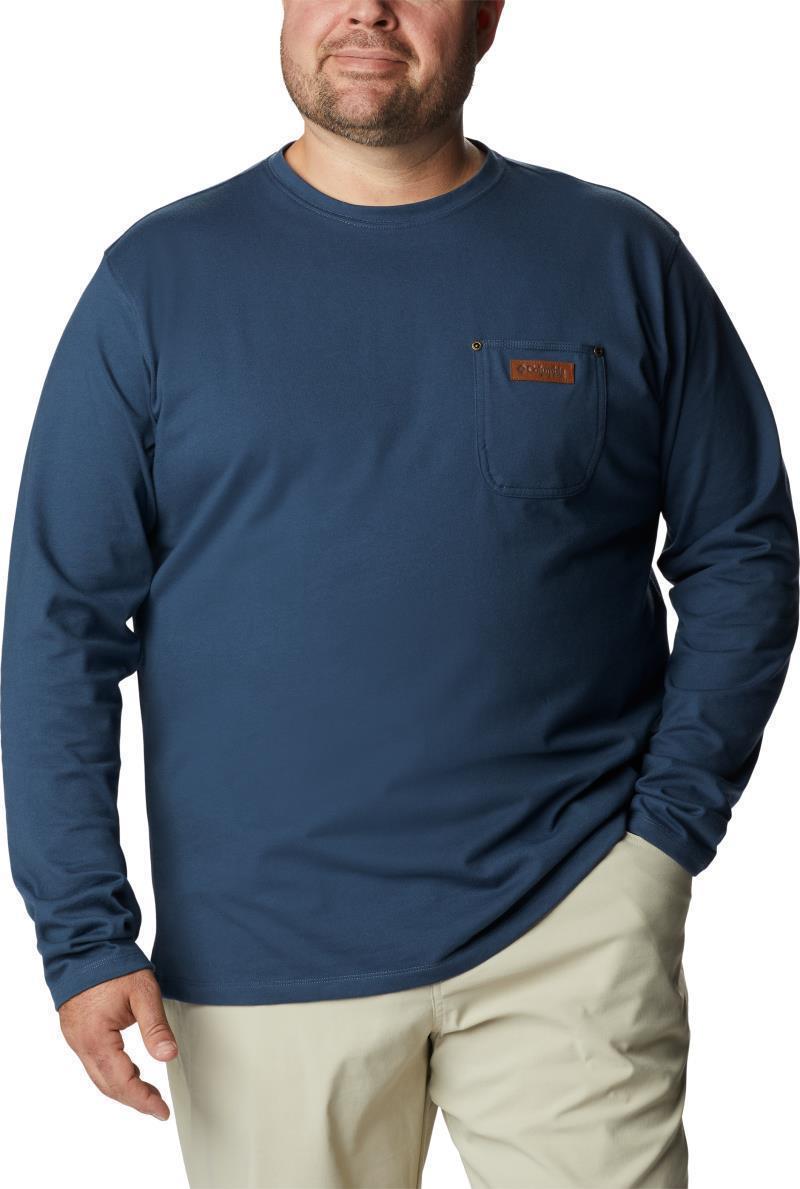 Roughtail Work LS Pocket Tee - Big - Mens - Zinc 1