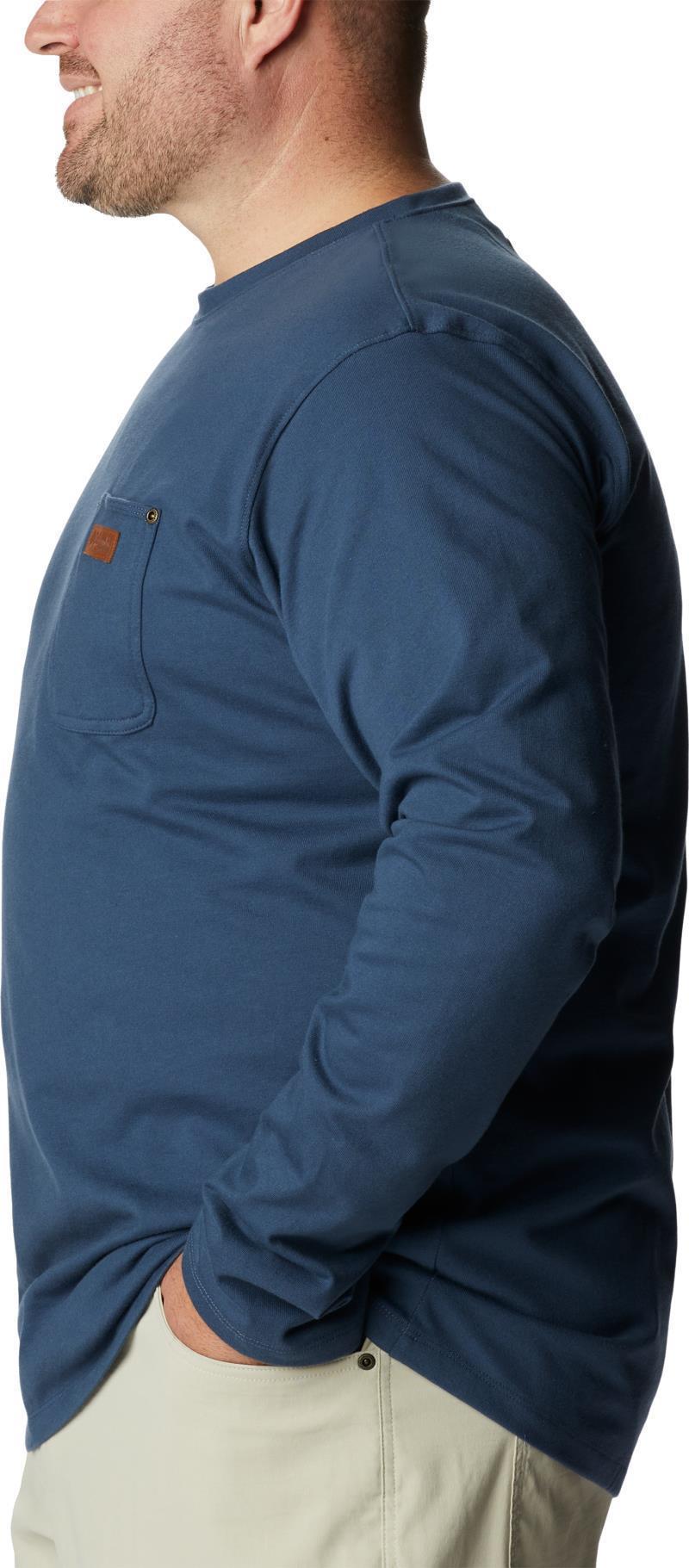 Roughtail Work LS Pocket Tee - Big - Mens - Zinc 3