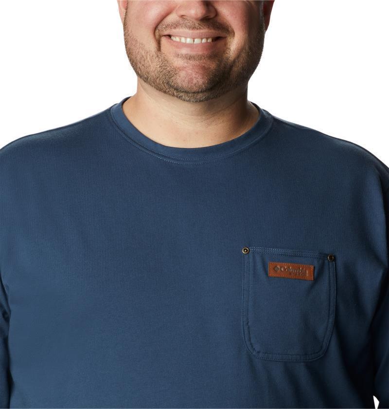 Roughtail Work LS Pocket Tee - Big - Mens - Zinc 4