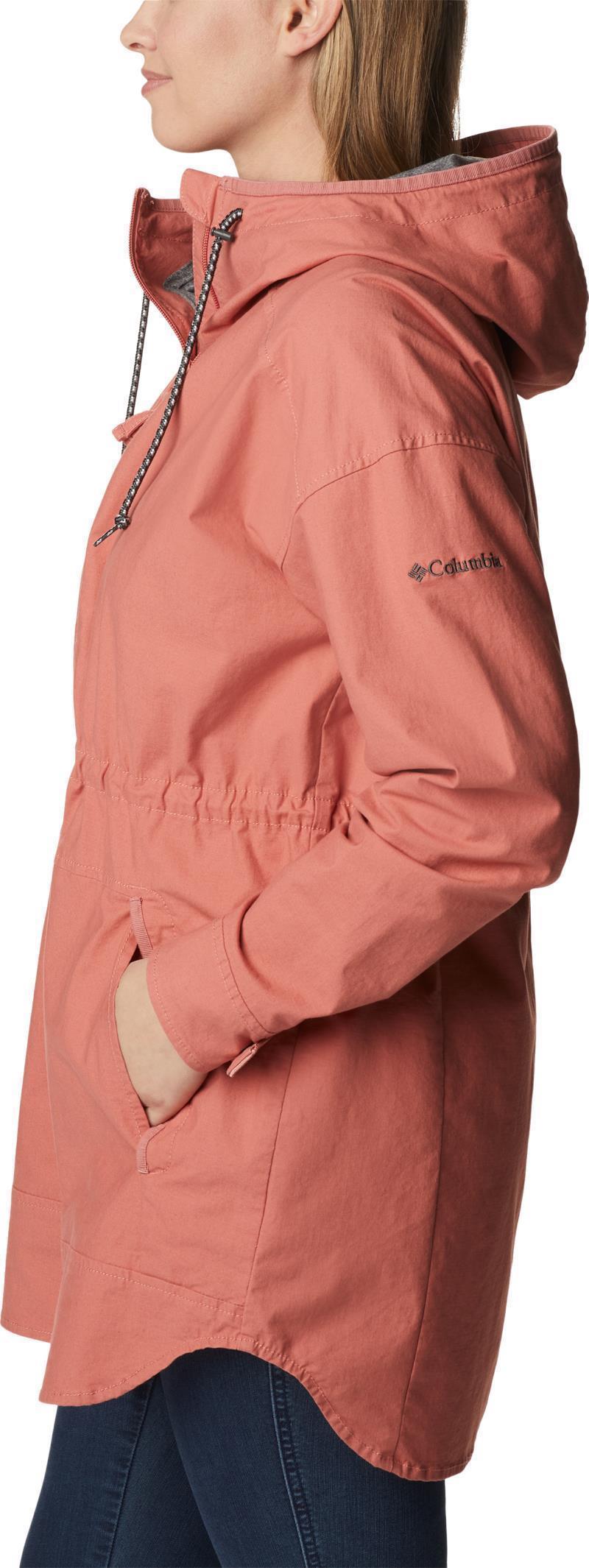 Sage Lake Long Lined Jacket - Womens - Dark Coral 2