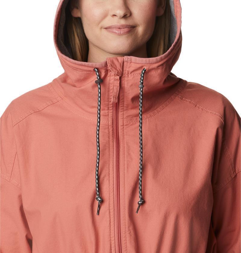 Sage Lake Long Lined Jacket - Womens - Dark Coral 6
