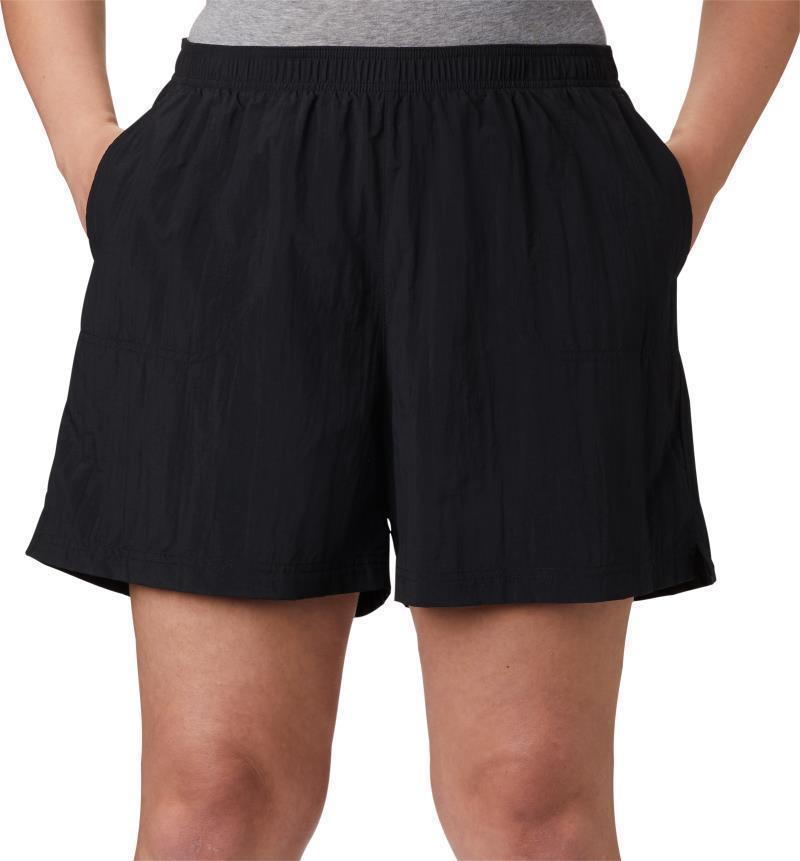 Sandy River Shorts, 6" Inseam - Plus - Womens - Black 1