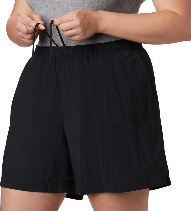 Sandy River Shorts, 6" Inseam - Plus - Womens - Black 3