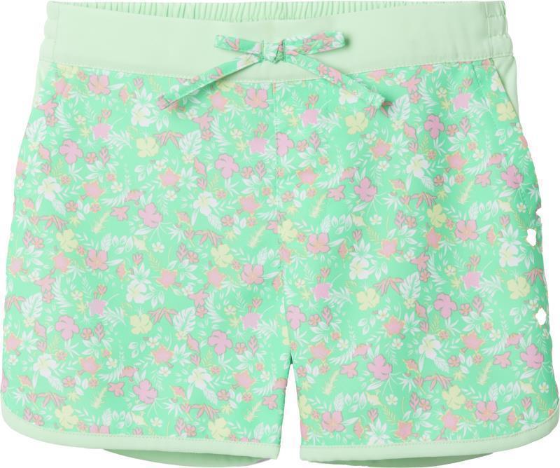 Sandy Shores Boardshorts - Youth - Light Jade Mini Biscus / Key West 1