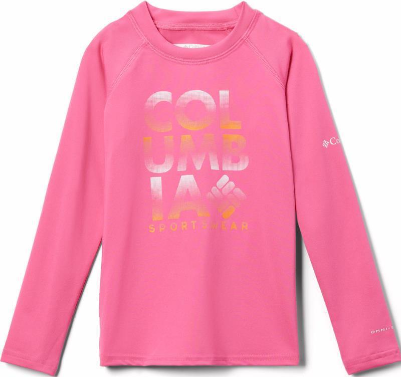 Sandy Shores Printed LS Sunguard - Toddler - Wild Geranium 1