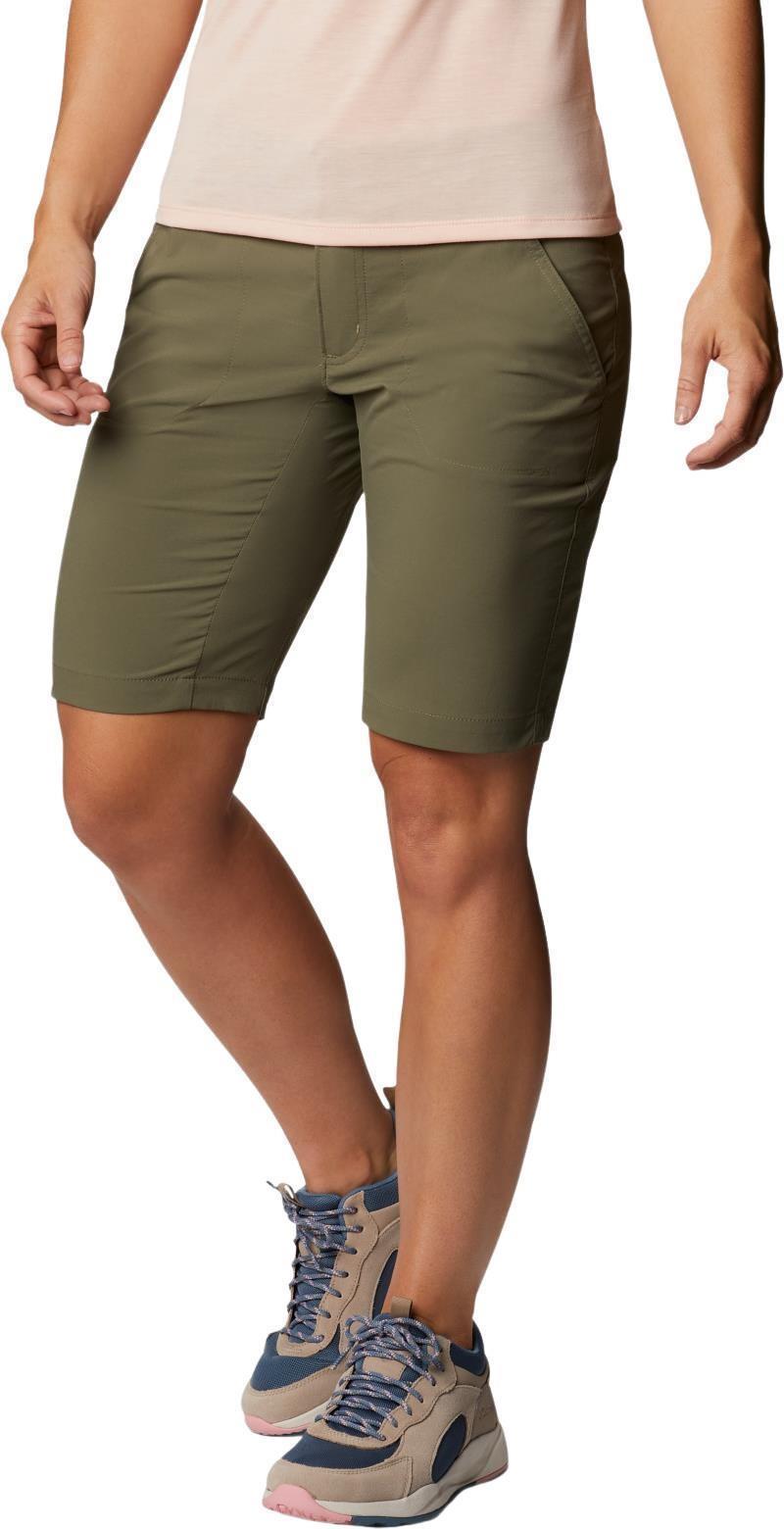 Saturday Trail Long Shorts, 10" Inseam - Womens - Stone Green 1