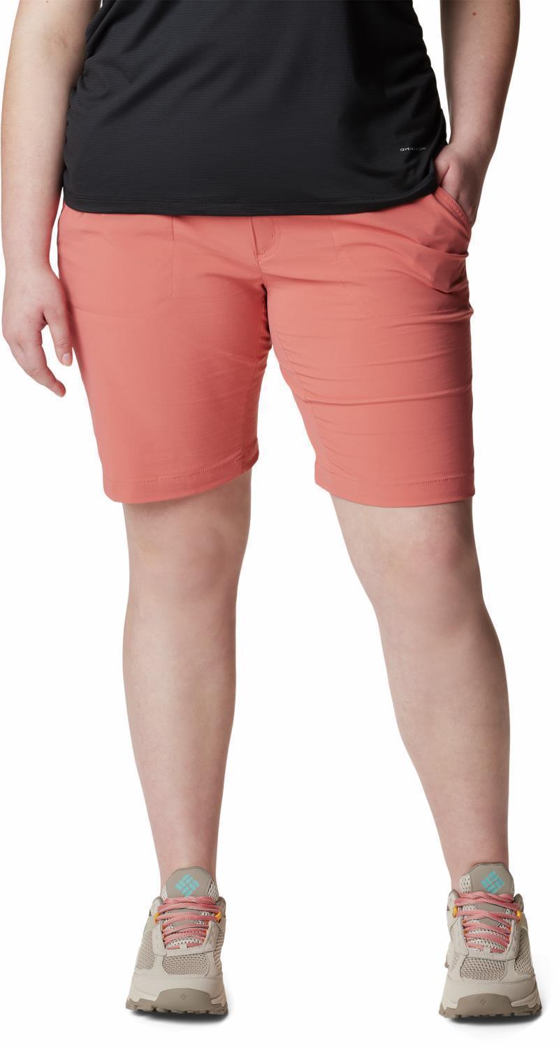 Saturday Trail Long Shorts, 12" Inseam - Plus - Womens - Dark Coral 1