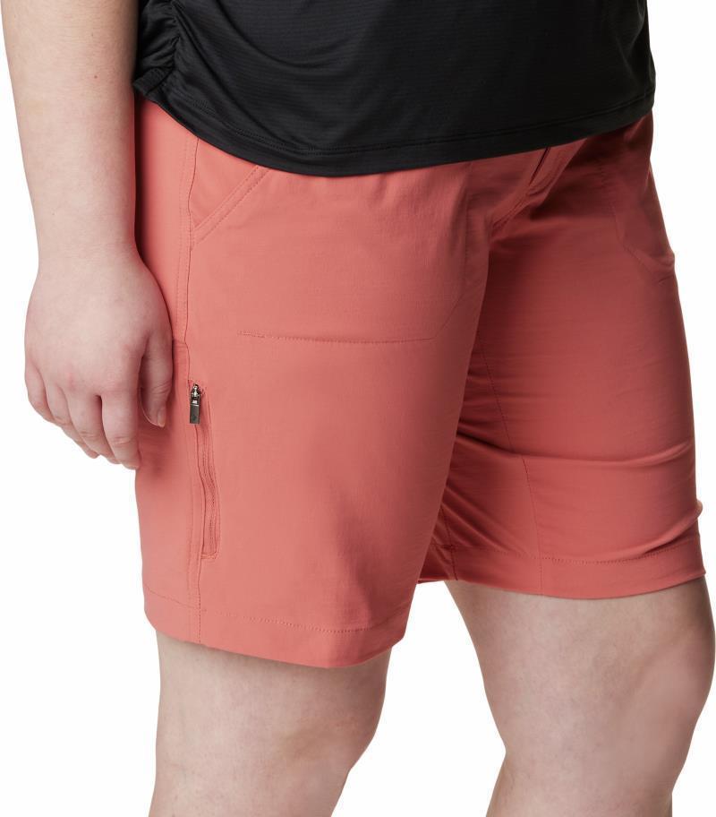 Saturday Trail Long Shorts, 12" Inseam - Plus - Womens - Dark Coral 3