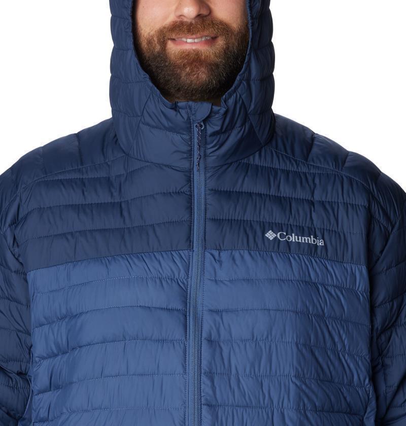Silver Falls Hooded Jacket - Big - Mens - Dark Mountain / Collegiate Navy 6