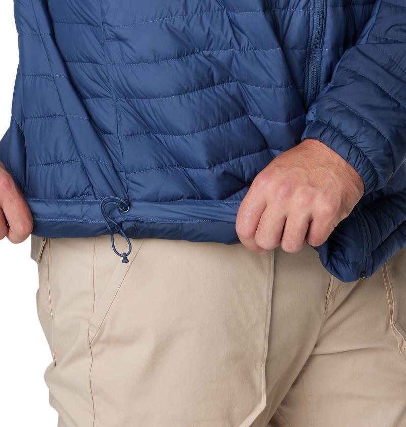 Silver Falls Hooded Jacket - Big - Mens - Dark Mountain / Collegiate Navy 7