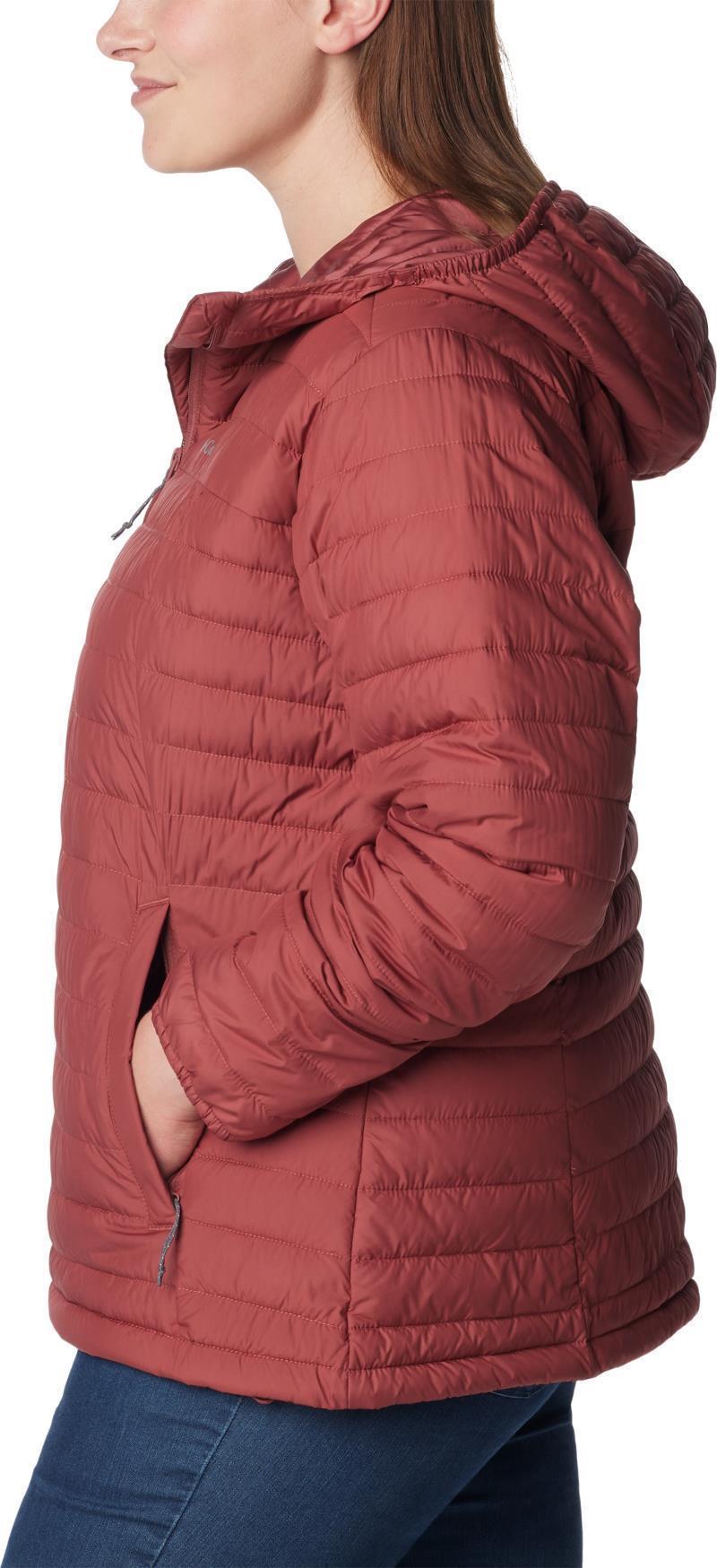 Silver Falls Hooded Jacket - Plus - Womens - Beetroot 3