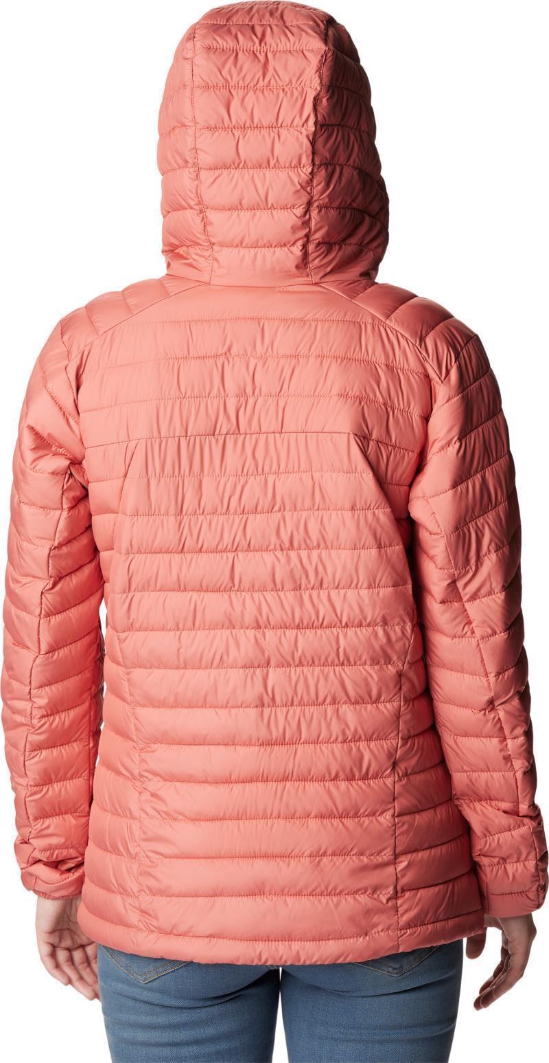 Silver Falls Hooded Jacket - Plus - Womens - Dark Coral 2