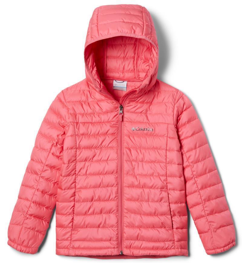 Silver Falls Hooded Jacket - Youth Girls - camellia rose 1