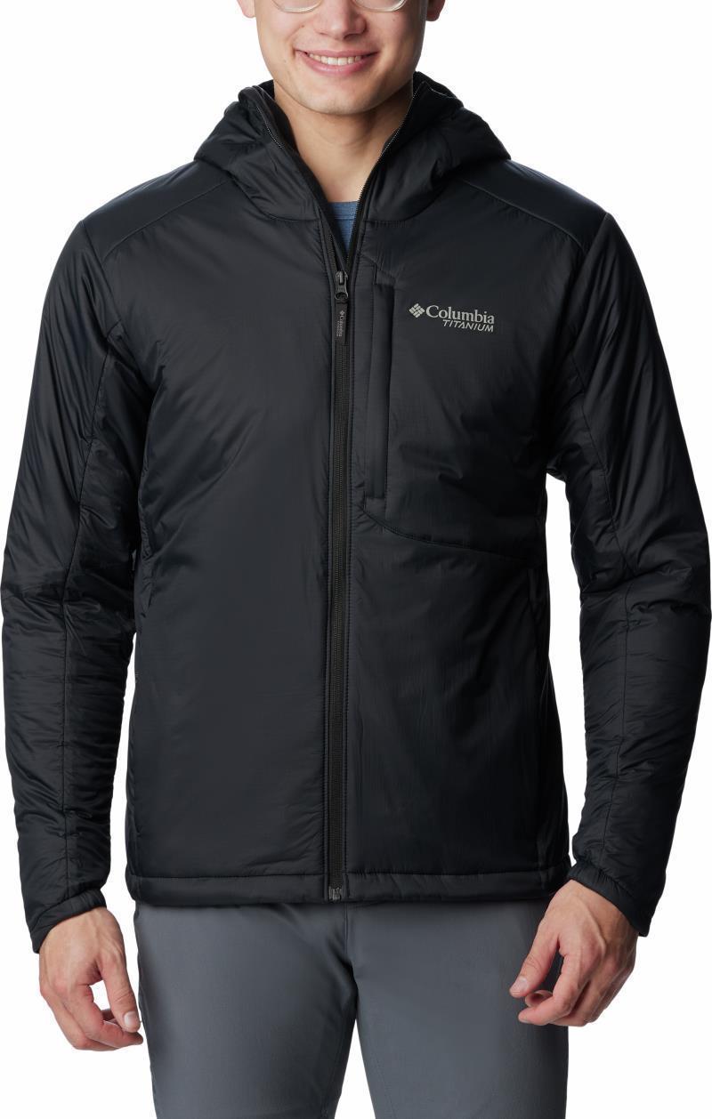 Silver Leaf Stretch Insulated Jacket - Mens - Black 1