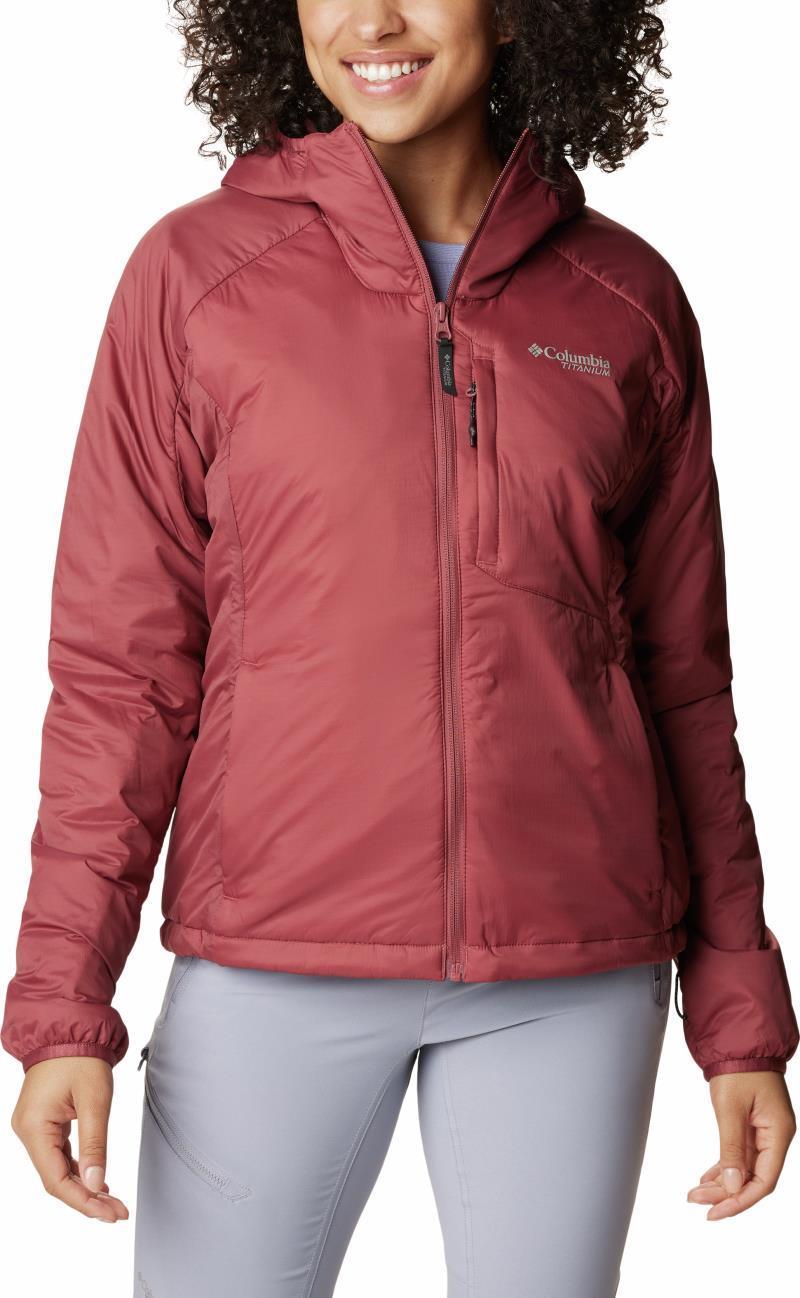 Silver Leaf Stretch Insulated Jacket - Womens - Beetroot 1