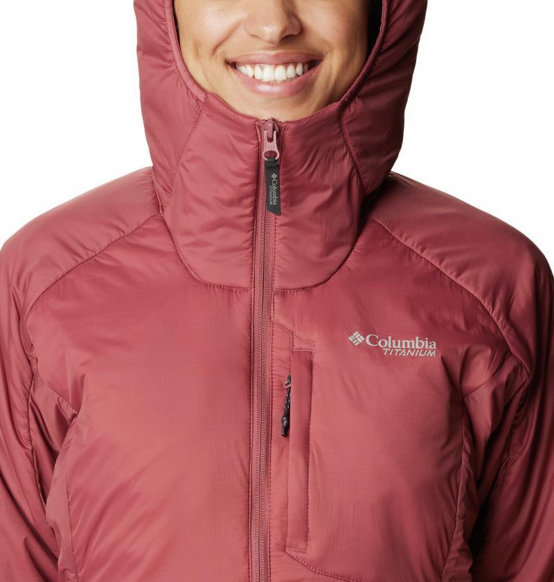 Silver Leaf Stretch Insulated Jacket - Womens - Beetroot 3