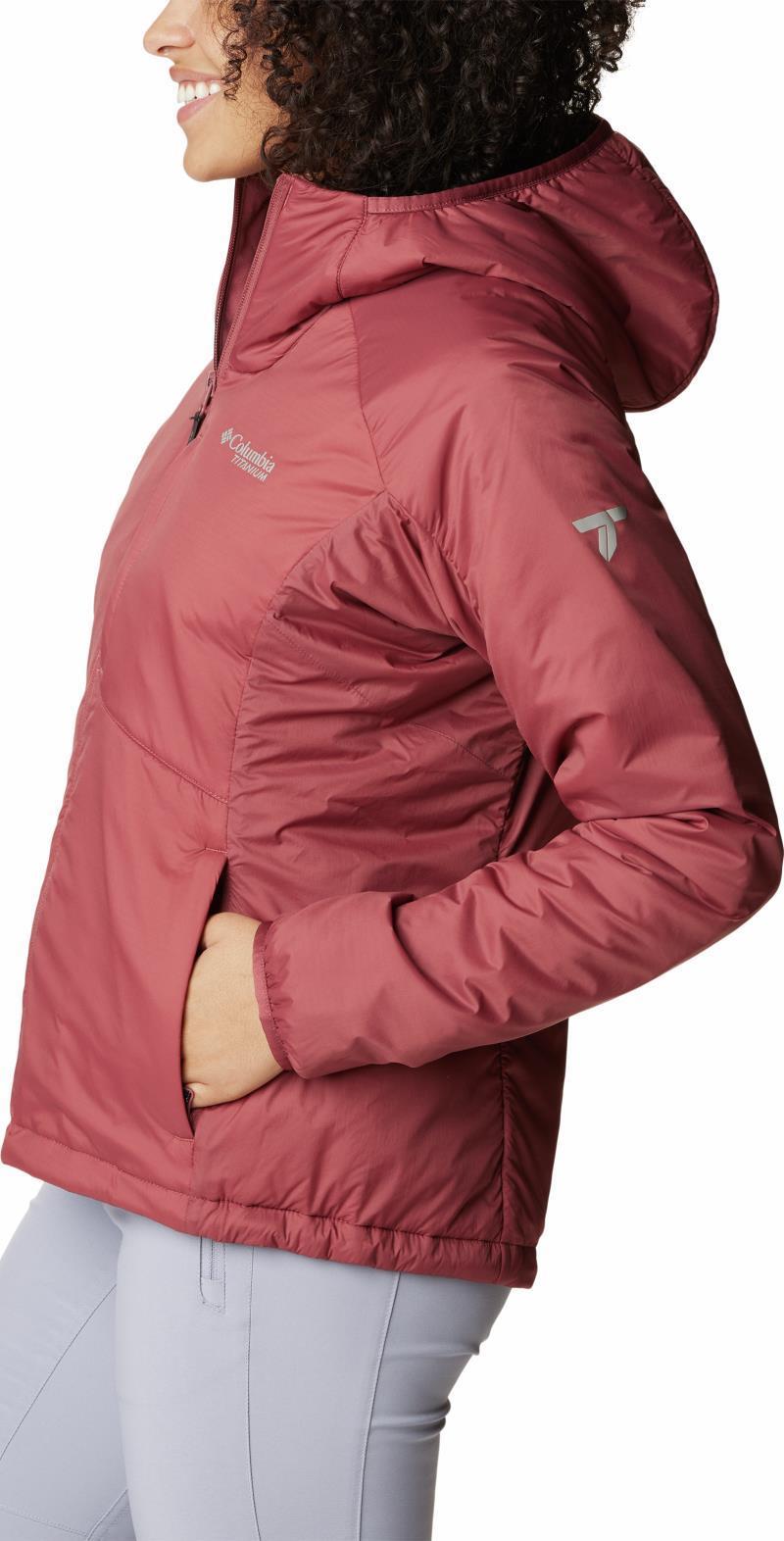 Silver Leaf Stretch Insulated Jacket - Womens - Beetroot 4
